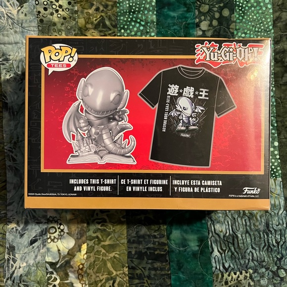 Funko Pop & 2X Shirt Yu-Gi-Oh Blue-Eyes Toon Dragon. GameStop Exclusive. - Picture 4 of 6